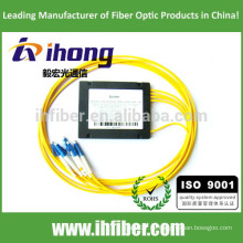 FBT 1 * 4 divisor de fibra óptica fusionado Conectores LC